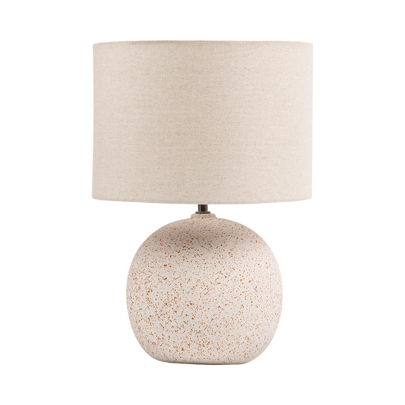 Japansk stil keramisk bordslampa retro sänglampa