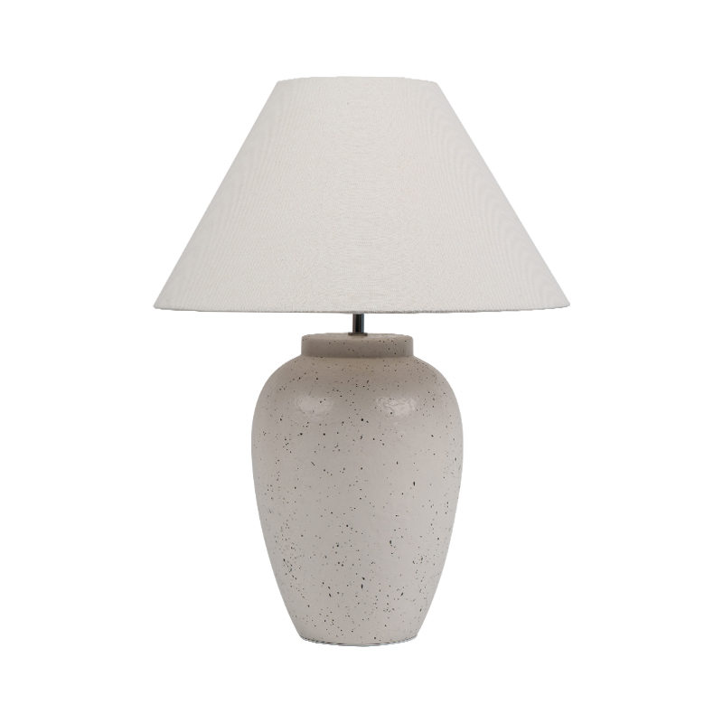 Nostalgisk keramisk sovrumsbordslampa