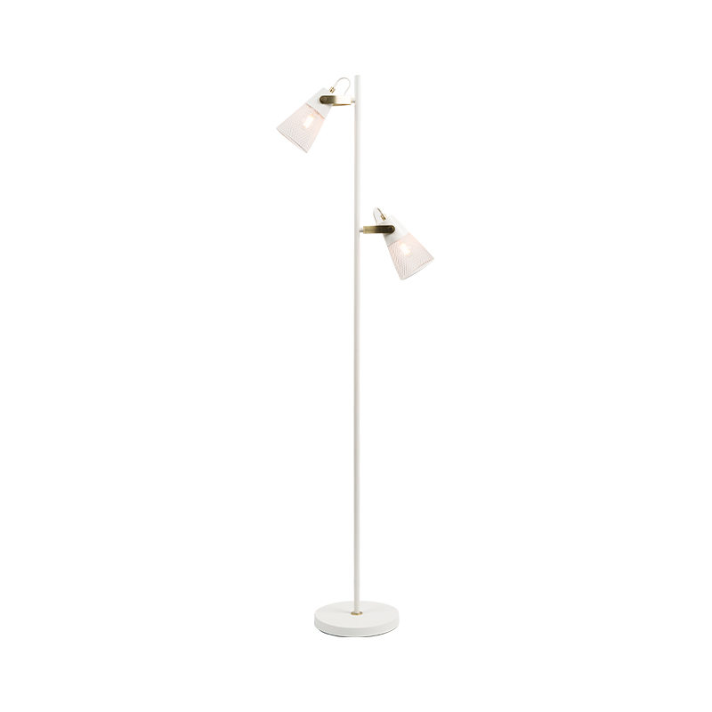 Industriell stil smidesjärngolvlampa