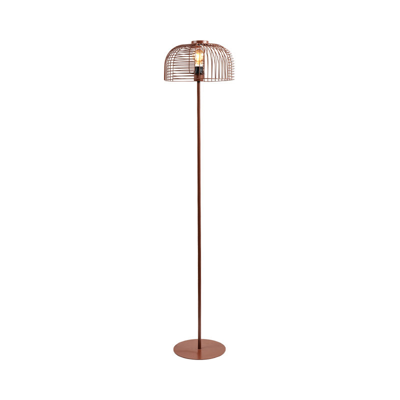 Nordisk smidesjärn dekorativ golvlampa