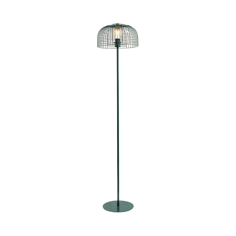 Nordisk smidesjärn dekorativ golvlampa