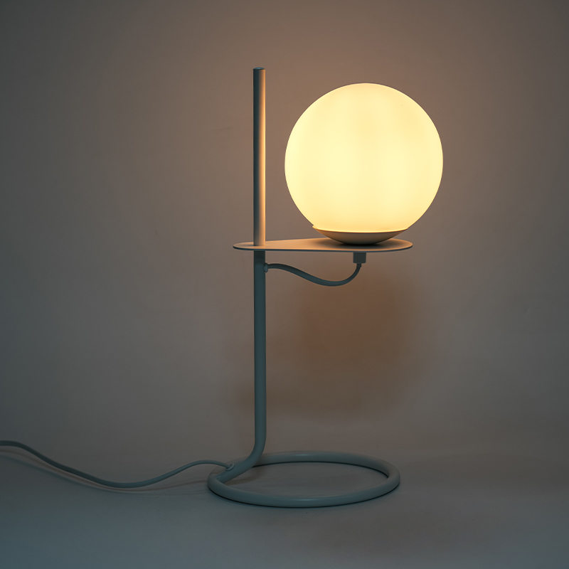 Enkel glasskulslampa