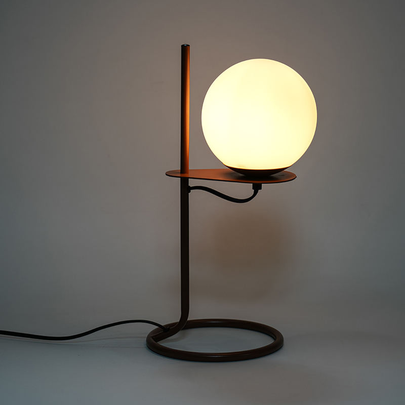 Enkel glasskulslampa