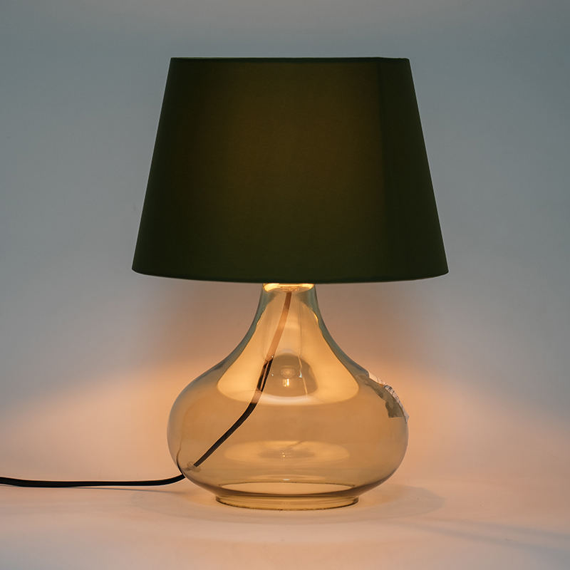 Europeisk stil enkel glasbordslampa