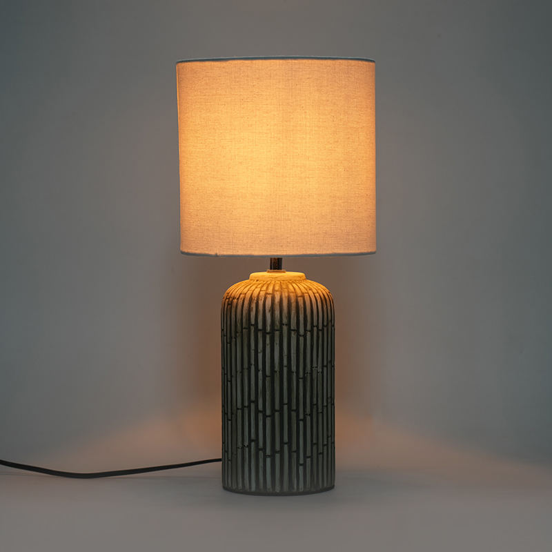 Keramisk burk blomma vas homestay keramisk bordslampa