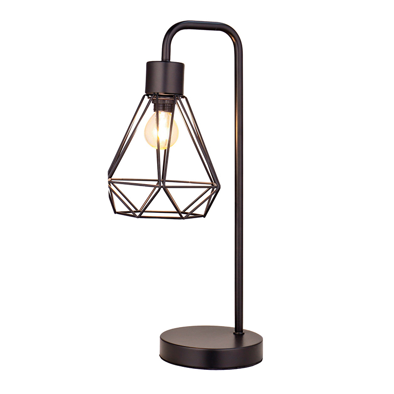 Enkel järnbordslampa